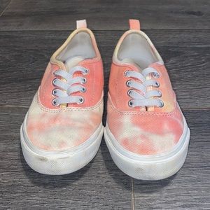 Old Navy tie-dye slip on shoes.
